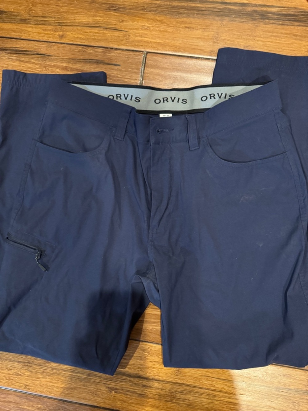 Orvis Men's Navy Cargo Performance Pants